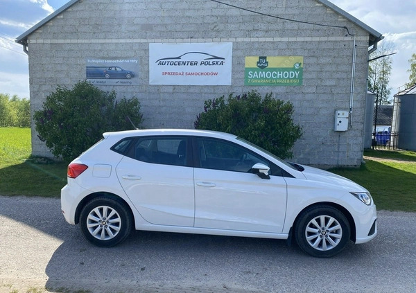 Seat Ibiza cena 56457 przebieg: 15610, rok produkcji 2019 z Rydułtowy małe 596